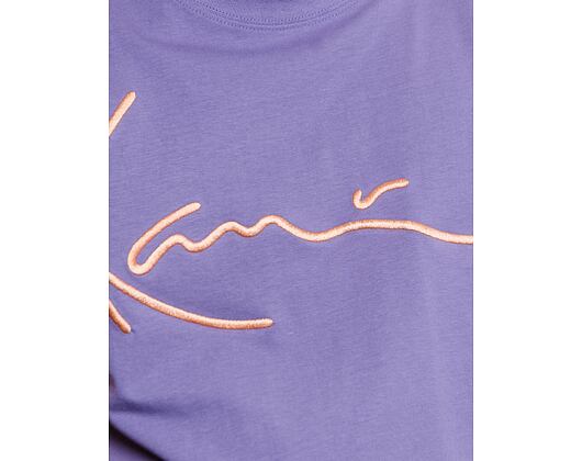 Triko Karl Kani Signature Block Tee lilac/light orange/taupe