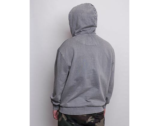 Mikina Karl Kani Small Signature OS Hoodie bleached grey