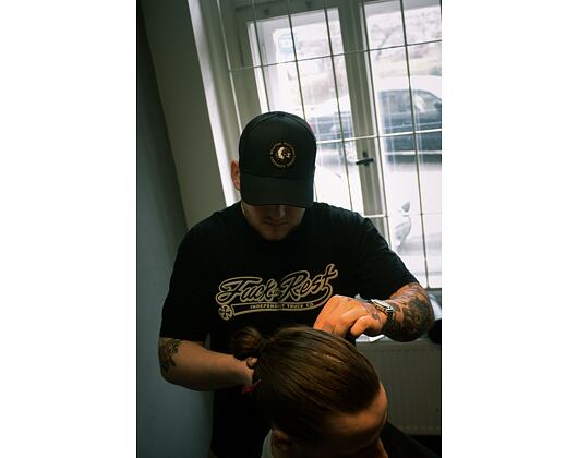 Kšiltovka Brixton Rival Stamp X MP Mesh Cap Black
