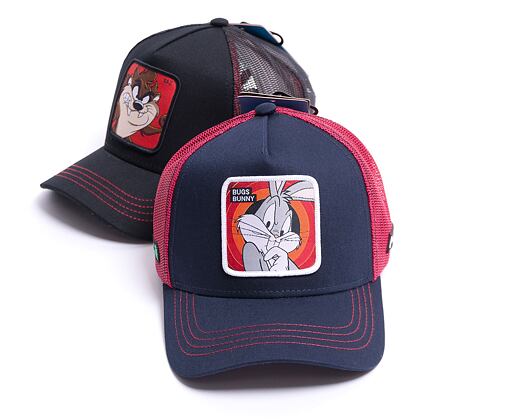 Kšiltovka Capslab - Trucker Looney Tunes - Bugs Bunny v.4 Trucker - Navy / Red
