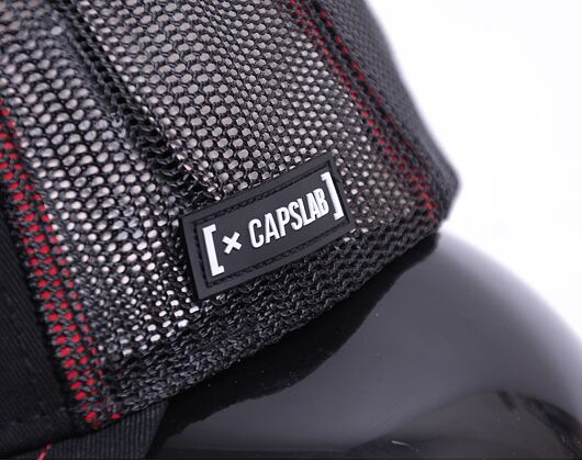Kšiltovka Capslab - Trucker Looney Tunes - Taz - Black / Red
