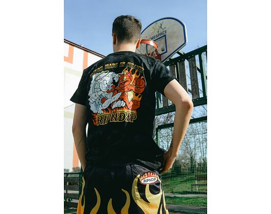 Kraťasy Rip N Dip Welcome To Heck Basket Ball Shorts Black RND9029