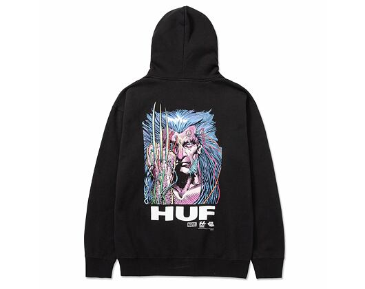 Mikina HUF x MARVEL Weapon X Hoodie Black