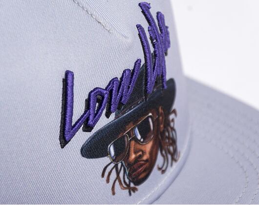 Kšiltovka Cayler & Sons White Label Styro Grey/Purple Snapback