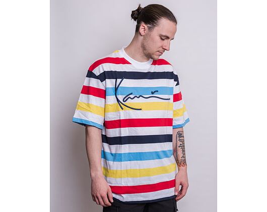 Triko Karl Kani Signature Stripe Tee multicolor