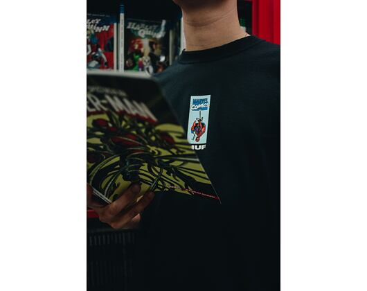 Triko HUF x MARVEL Spider-Man T-Shirt Black
