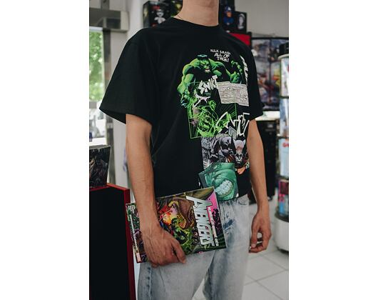 Triko HUF x MARVEL Smash Up T-Shirt Black