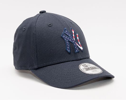 Dětská kšiltovka New Era 9FORTY Kids MLB Wild Camo New York Yankees Strapback Navy