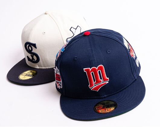 Kšiltovka New Era 59FIFTY MLB Cooperstown Minnesota Twins Fitted Oceanside Blue