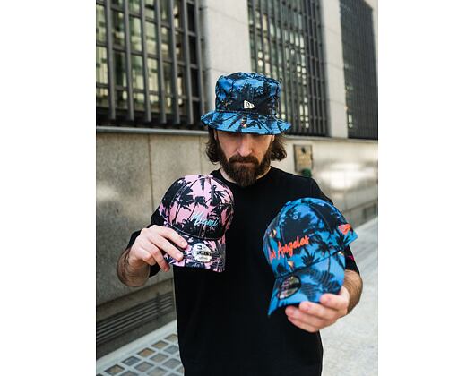 Kšiltovka New Era 9FORTY Tropical Strapback Indigo Blue