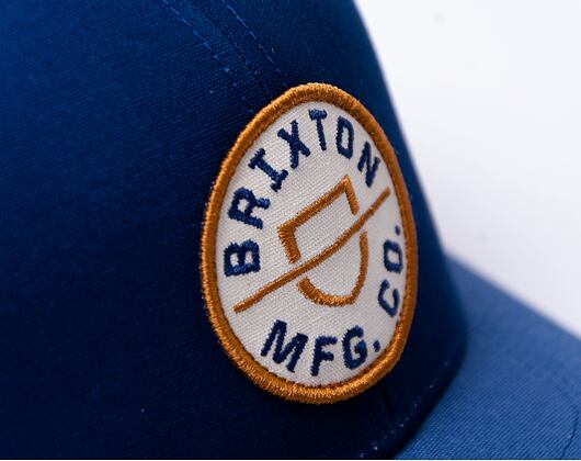 Kšiltovka Brixton Crest X MP Mesh Cap Washed Navy Joe Bue White