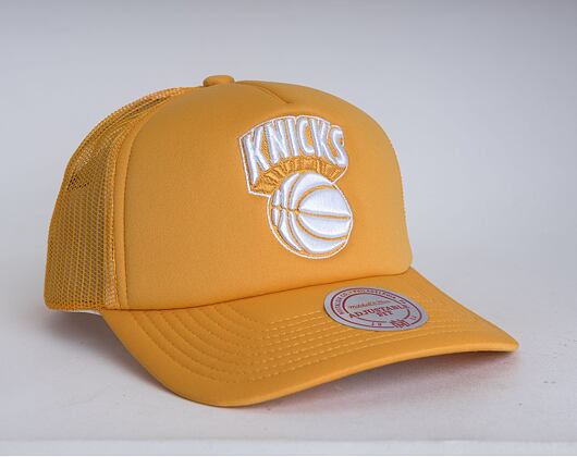 Kšiltovka Mitchell & Ness New York Knicks Pastel Trucker Snapback HWC Orange