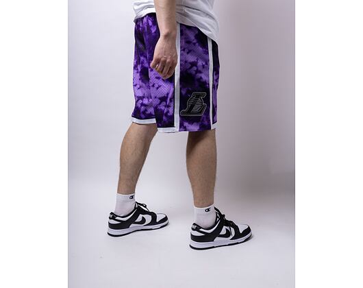 Kraťasy Mitchell & Ness Los Angeles Lakers Galaxy Swingman Shorts Purple
