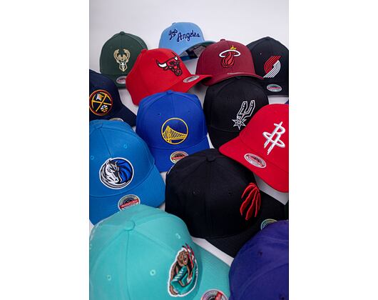 Kšiltovka Mitchell & Ness Team Ground 2.0 Stretch Snapback Golden State Warriors Blue