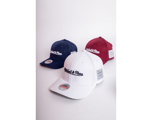 Kšiltovka Mitchell & Ness Branded Comfy Core Stretch Snapback White