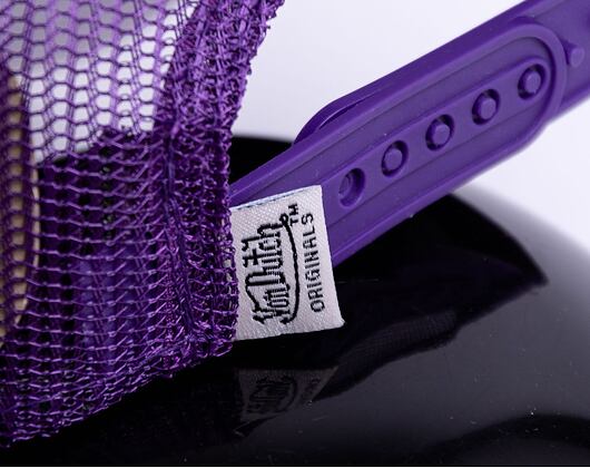 Kšiltovka Von Dutch Fargo Trucker Cotton Twill White/Purple