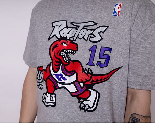 Triko Mitchell & Ness INTL972 Toronto Raptors Vince Carter 15 Grey