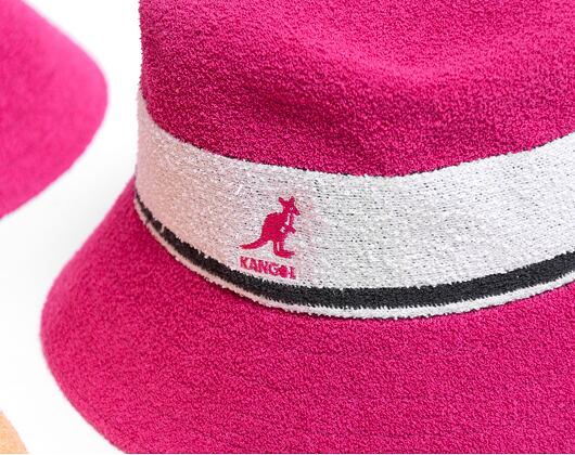Klobouk Kangol Bermuda Stripe Bucket K3326ST-EP600 Electric Pink