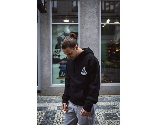 Mikina HUF x MARVEL Ghost Rider TT Hoodie Black