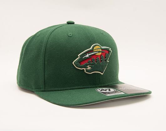 Kšiltovka 47 Brand Minnesota Wild Cold Zone ‘47 MVP DP Dark Green