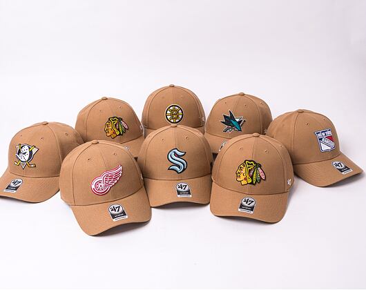 Kšiltovka Boston Bruins Snapback Camel MVP