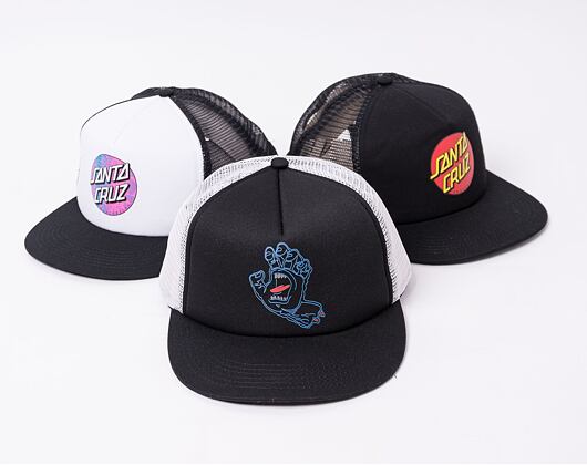 Kšiltovka Santa Cruz Void Hand Cap Black/White