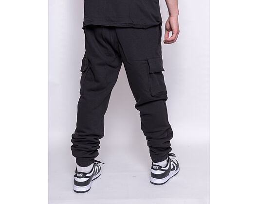 Tepláky New Era Seasonal Cargo Sweatpants Black / Yellow
