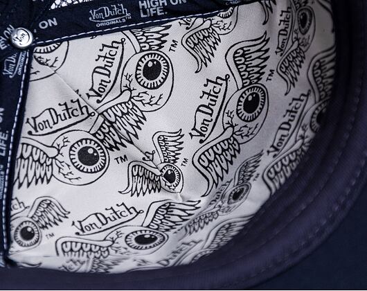Kšiltovka Von Dutch Baker Trucker Foam White/Navy