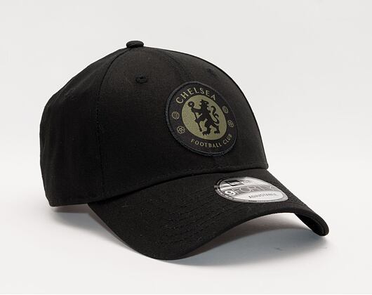 Kšiltovka New Era 9FORTY Seasonal 9forty Chelsea FC Lion Crest Black/Olive