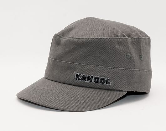 Kšiltovka Kangol - Cotton Twill Army Cap - Grey
