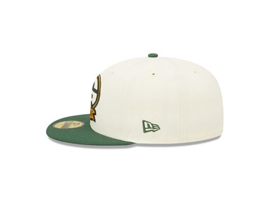 Kšiltovka New Era 59FIFTY NFL22 Sideline Green Bay Packers Off White / Team Color