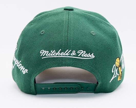 Kšiltovka Mitchell & Ness Champ Wrap Pro Snapback Milwaukee Bucks Green