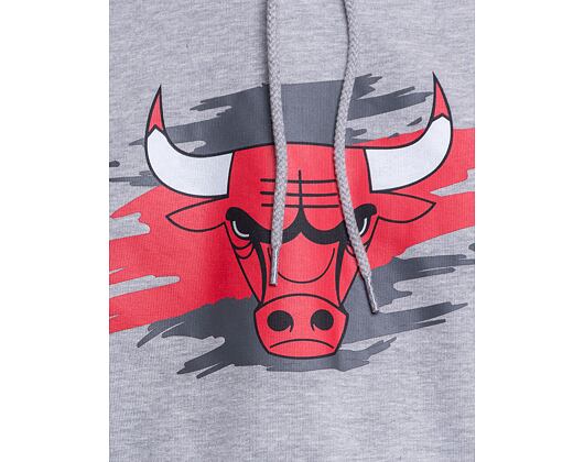 Mikina New Era NBA Tear Logo Hoody Chicago Bulls Grey