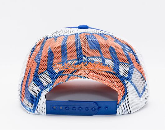 Kšiltovka Mitchell & Ness Off The Backboard Trucker New York Knicks Blue / White