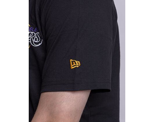 Triko New Era NBA Neon Graphic Tee Los Angeles Lakers Black