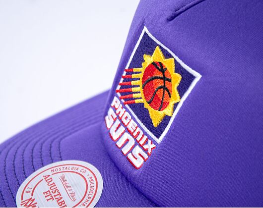 Kšiltovka Mitchell & Ness Off The Backboard Trucker Hwc Phoenix Suns Purple / White