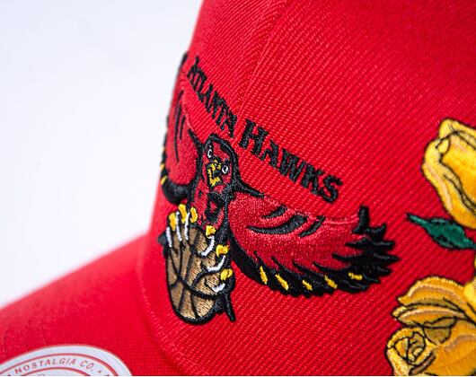Kšiltovka Mitchell & Ness Secondary Roses Pro Snapback Hwc Miami Heat Red