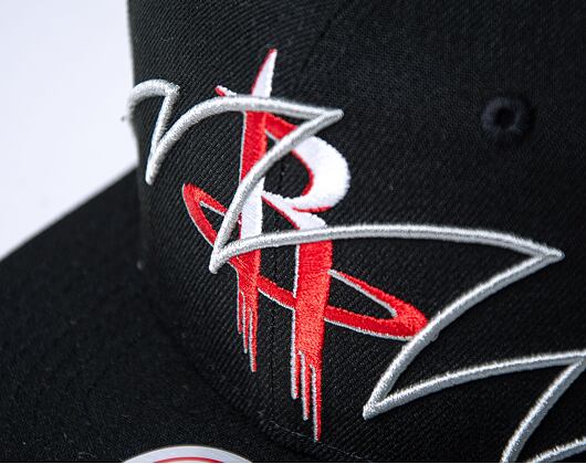 Kšiltovka Mitchell & Ness Shark Bite Snapback NBA Houston Rockets Black