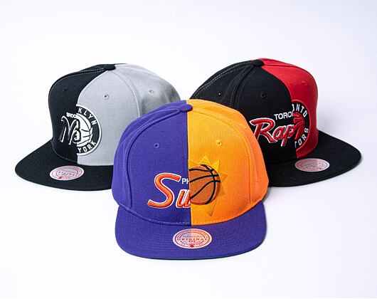 Kšiltovka Mitchell & Ness Split Crown Snapback Phoenix Suns Purple