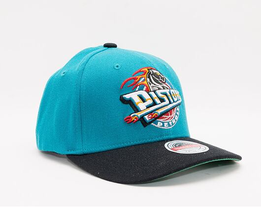 Kšiltovka Mitchell & Ness Detroit Pistons Team 2 Tone 2.0 110 Snapback Turquoise / Black