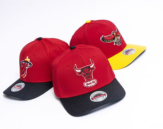 Kšiltovka Mitchell & Ness Team 2 Tone 2.0 Stretch Snapback Hwc Chicago Bulls Red / Black