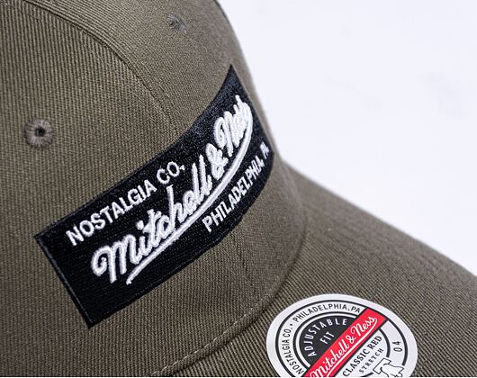 Kšiltovka Mitchell & Ness Box Logo Classic Snapback Branded Olive