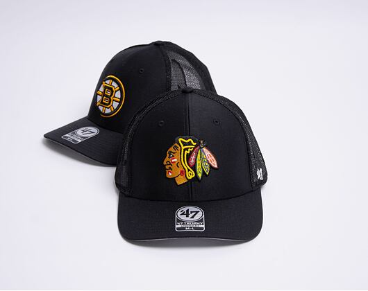 Kšiltovka '47 Brand NHL Chicago Blackhawks '47 TROPHY Black