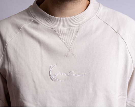 Triko Karl Kani Small Signature Washed Heavy Tee light sand