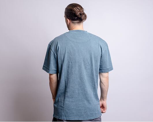 Triko Karl Kani Small Signature Destroyed Tee dusty teal