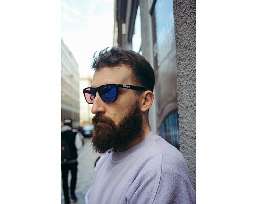 Sluneční Brýle Oakley Frogskins Matte Black/Prizm Violet OO9013-H655