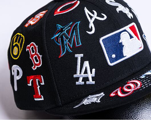 Kšiltovka New Era 59FIFTY MLB All-Over-Patch MLB League Black