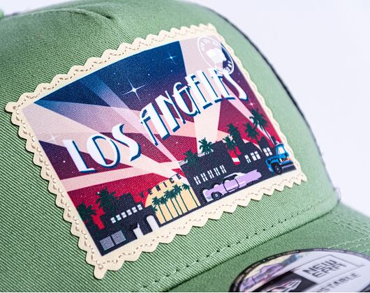 Kšiltovka New Era 9FORTY A-Frame Trucker Postcard Jade Green