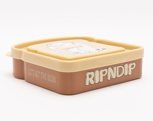 Krabička na svačinu Rip & Dip Lets Get This Bread Sandwich Box Brown