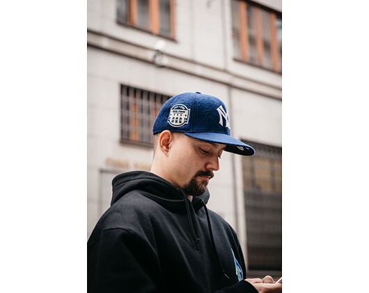 Kšiltovka New Era 59FIFTY MLB Wool New York Yankees Cooperstown Navy